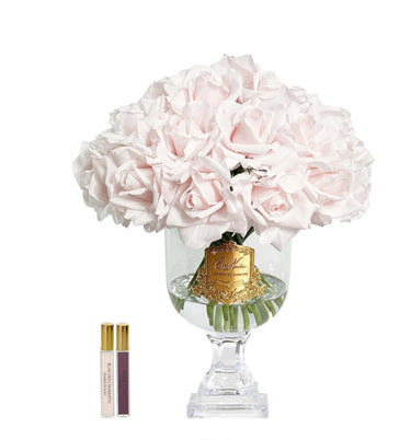 *NEW* LUXURY VERSAILLES ROSE BOUQUET - FRENCH PINK - SILVER BADGE - VRB06